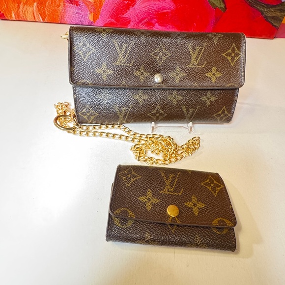 Louis Vuitton Monogram Brown Saraha wallet and key holder - Picture 13 of 14